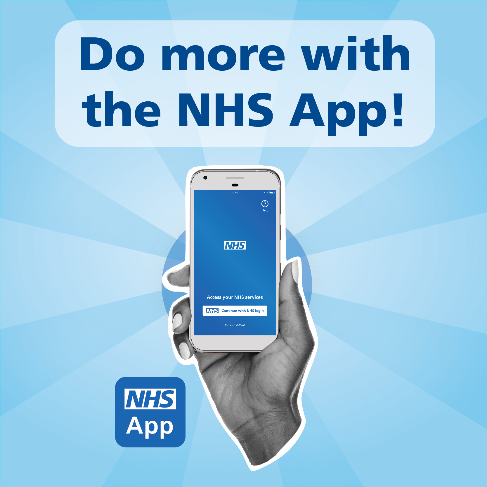 Do more with the NHS app